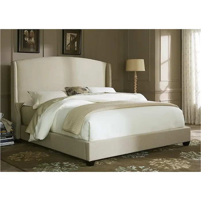 100-br23hu Liberty Furniture Upholstered Beds Queen Shelter Bed – Natural Linen