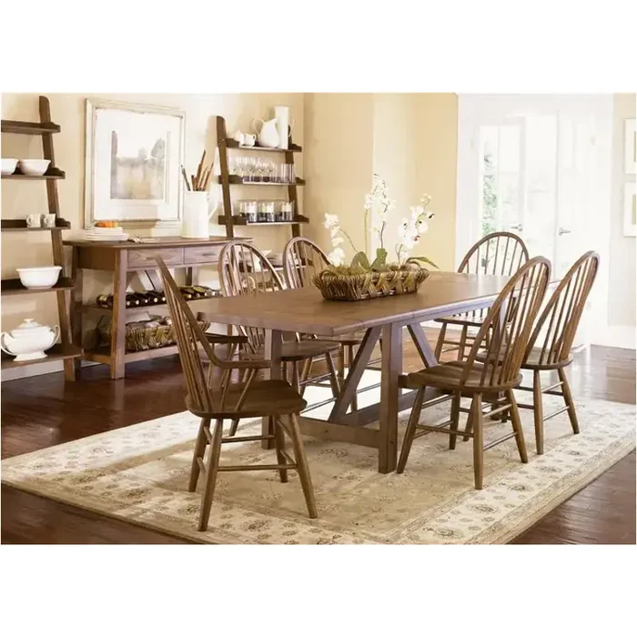 139-t4002 Liberty Furniture Farmhouse Trestle Table