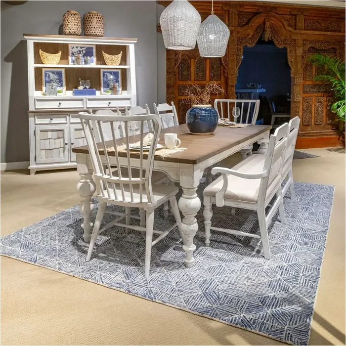 237-t4290 Liberty Furniture River Place Rectangular Leg Table