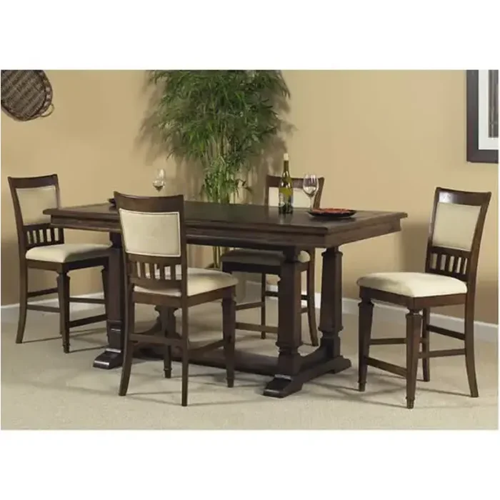 420-gt4084 Liberty Furniture Santa Fe Trestle Counter Height Table