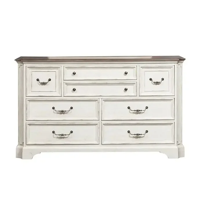 455w-br31 Liberty Furniture Abbey Road 8 Drawer Dresser