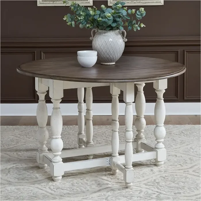455w-ot1031 Liberty Furniture Abbey Road Gateleg Drop Leaf Sofa Table