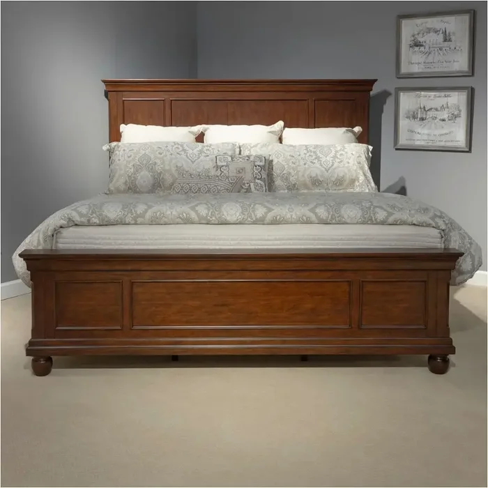 589-br-cpb Liberty Furniture Rustic Traditions California King Panel Bed