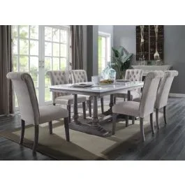 Yari Marble Top Dining Table